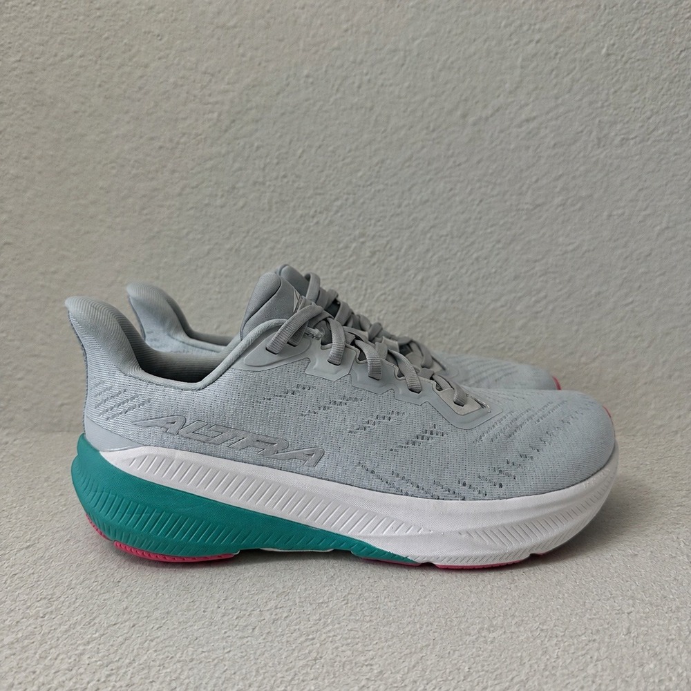 Altra FWD Experience Flow 2 Womens 8.5 Gray/Teal Running Shoes AL0A85RF233